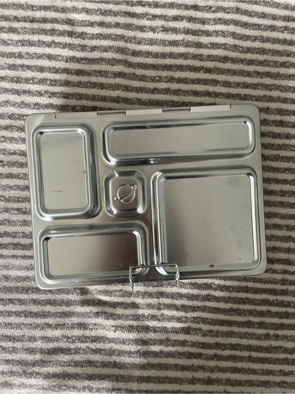 PlanetBox Rover Stainless Steel Bento Box Style Lunch Box Fod Kids EUC